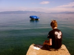 At lake Ohrid, Macedonia